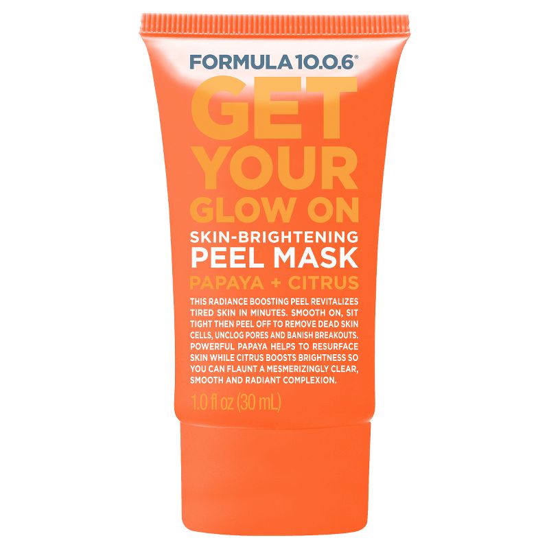 Formula 10.0.6 Skin Brightening Peel Mask - Papaya Citrus - 1oz