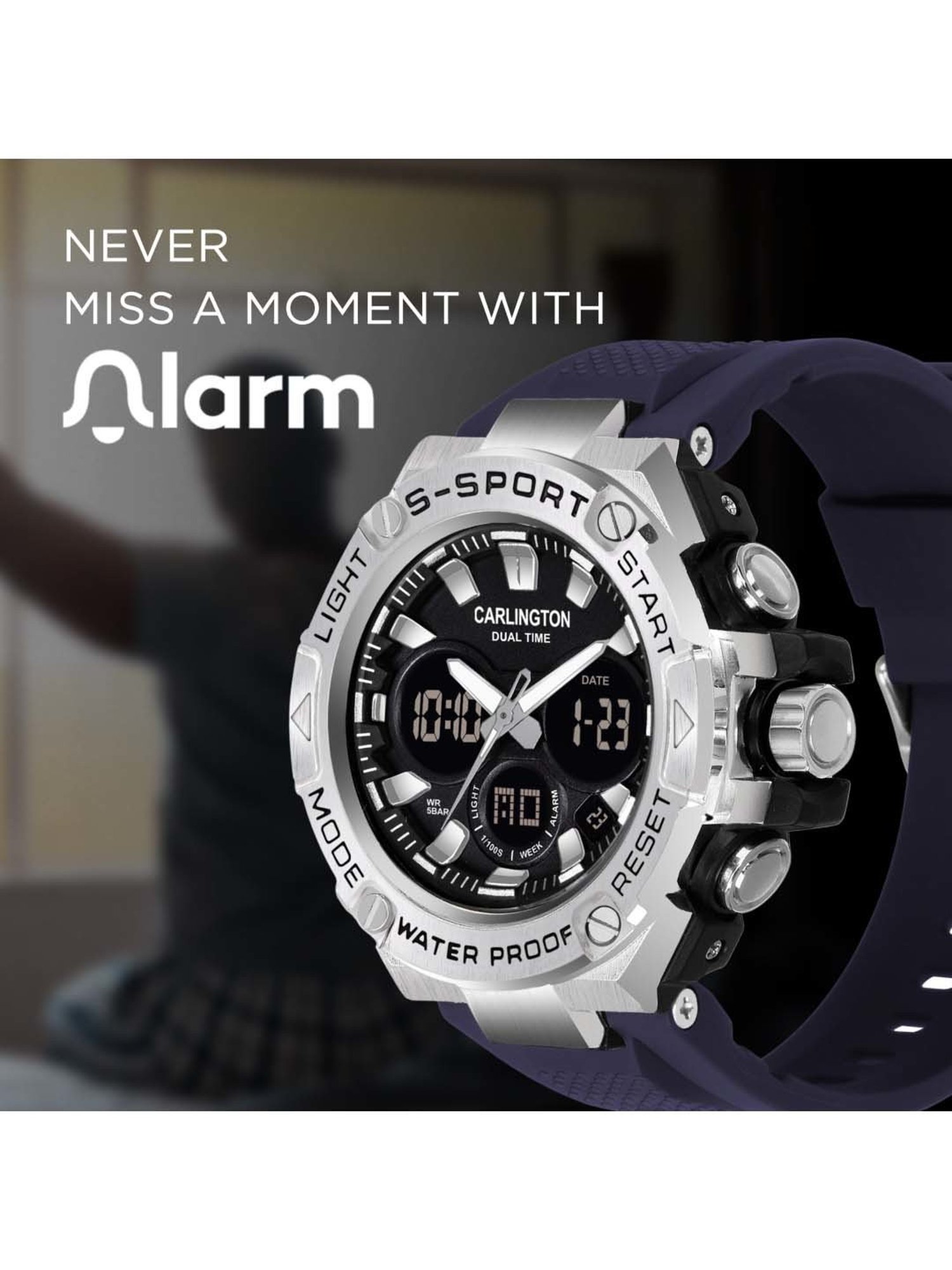 CARLINGTON Endurance 9107 Analog-Digital Watch for Men