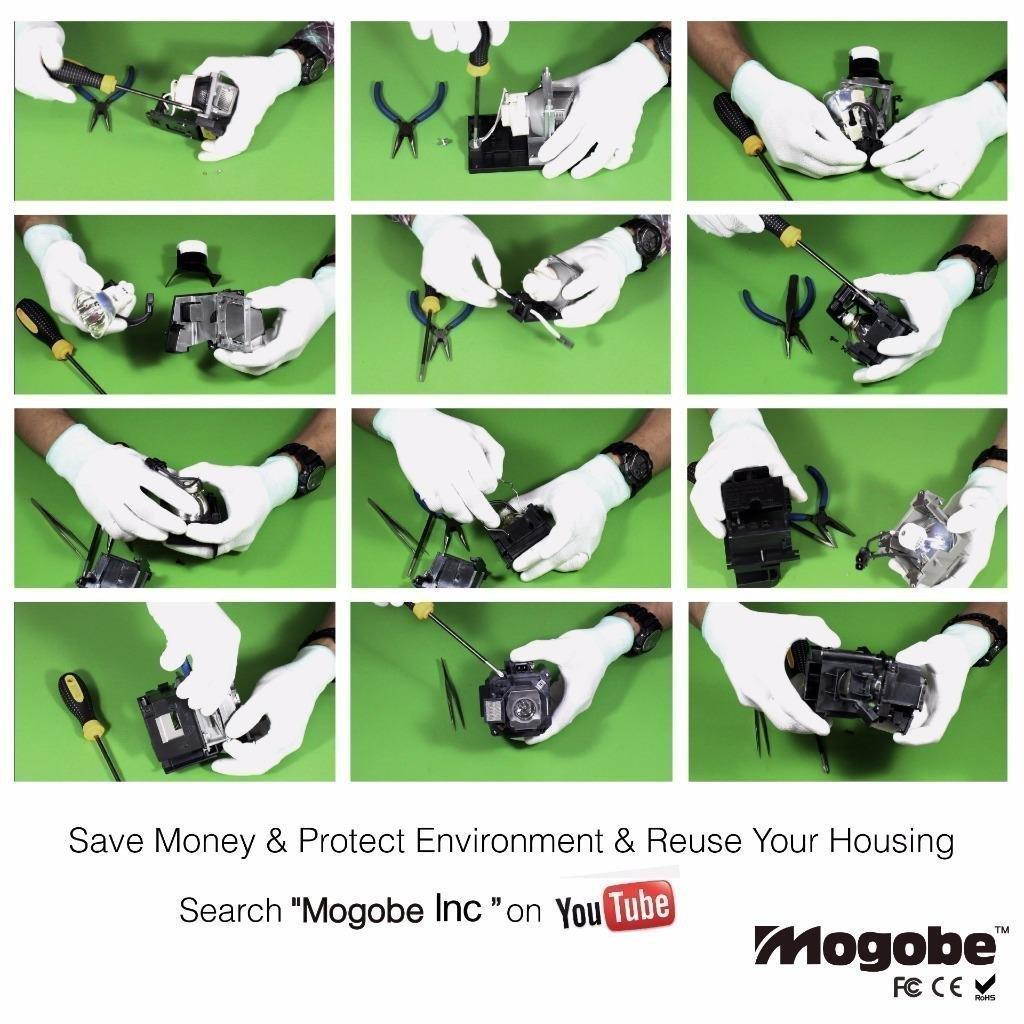 For ELPLP50 Replacement Projector Lamp with Housing by Mogobe