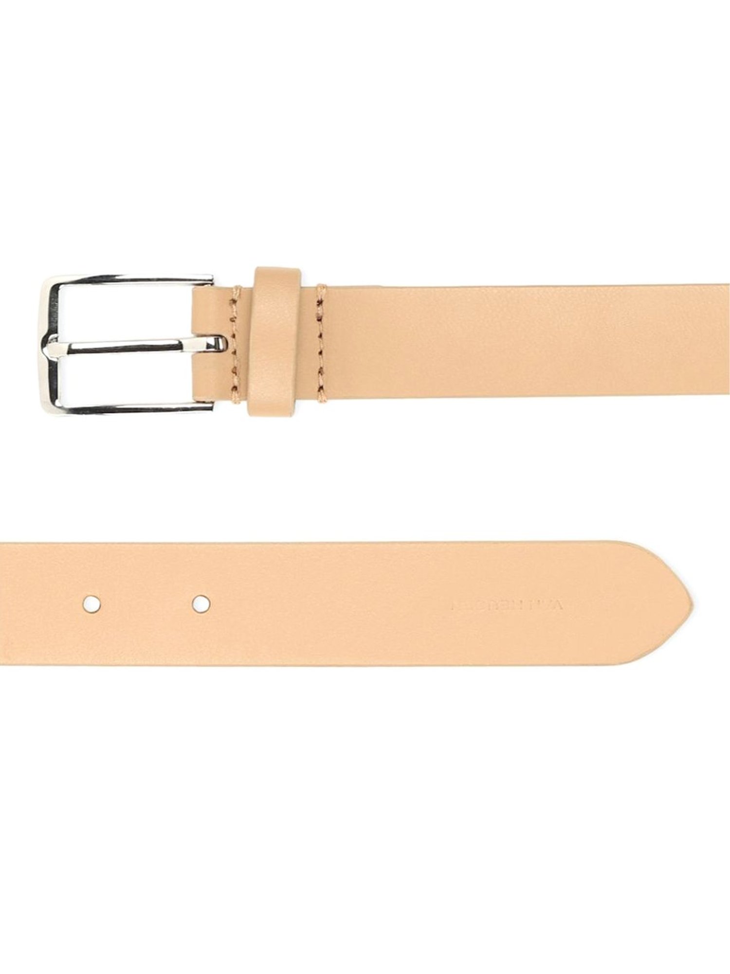 Hidesign Mariko Brown Solid Leather Narrow Belt