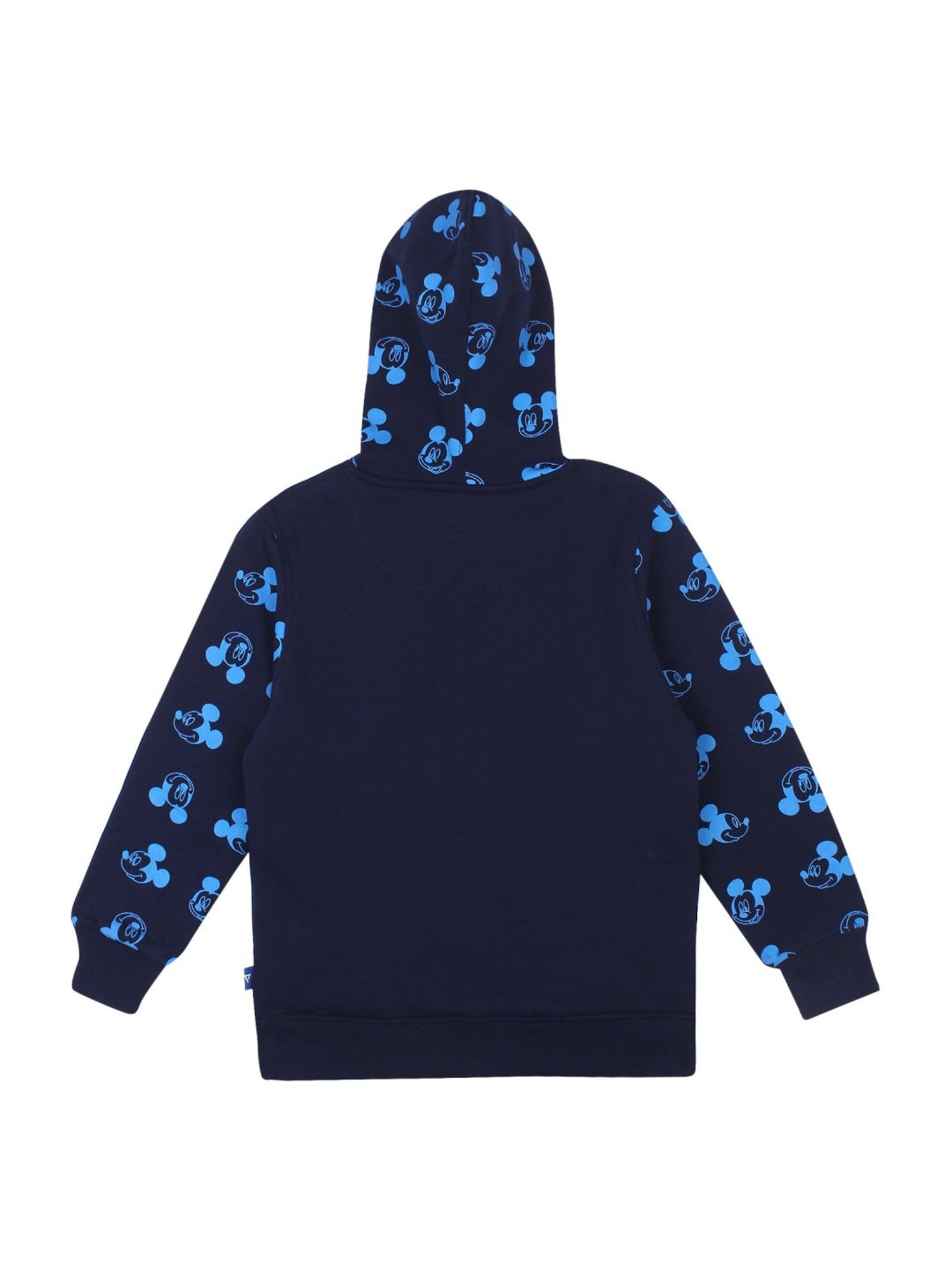 Proteens Kids Navy Cotton Printed Hoodie