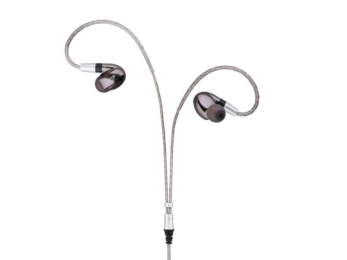 Monoprice MP80 Aluminum In-Ear Earphone, Balanced Armature Driver And Dynamic Driver With Three Tuning Nozzles