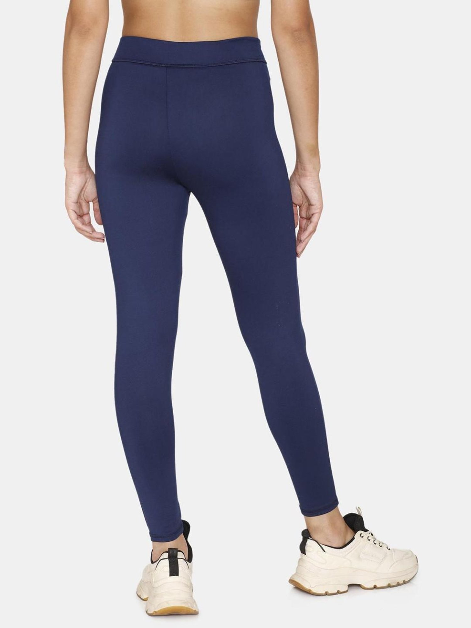 Zelocity by Zivame Navy Graphic Print Leggings