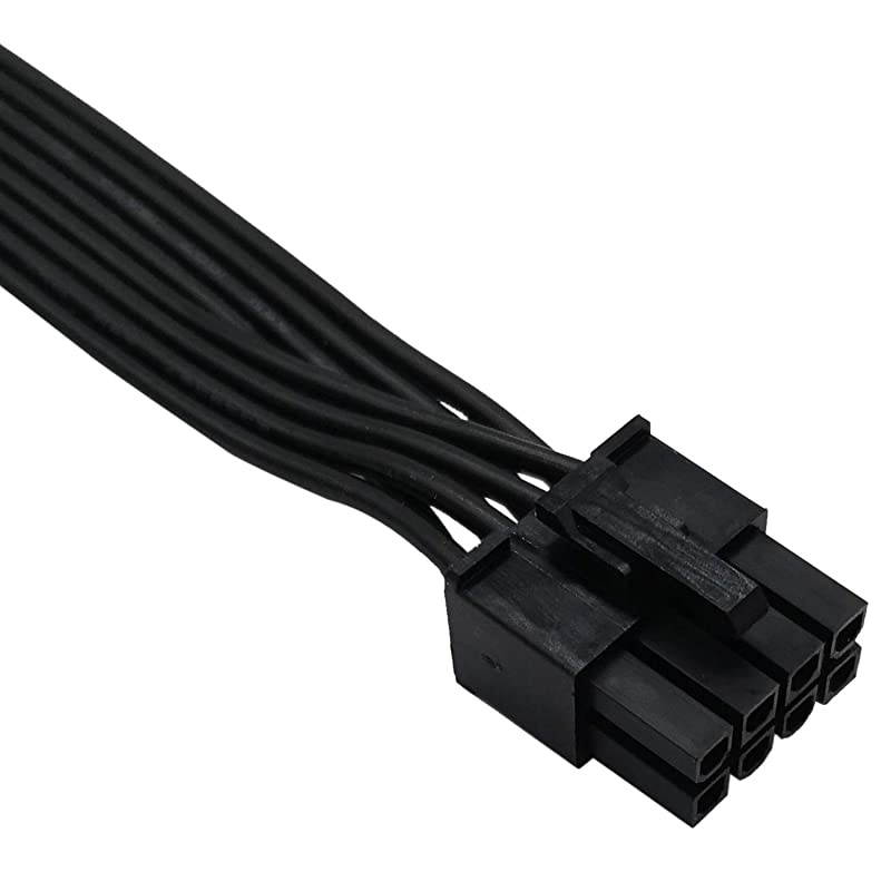 CPU 8 Pin Male to CPU 8 Pin 4+4 Detachable Male EPS12V Motherboard Power Adapter Cable for Corsair Modular Power Supply 25inch63cm