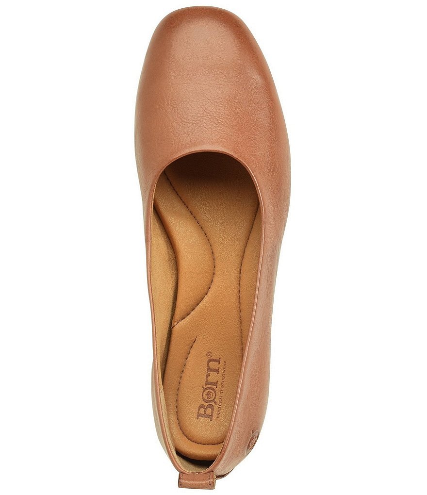 Born Beca Leather Slip-On Flats