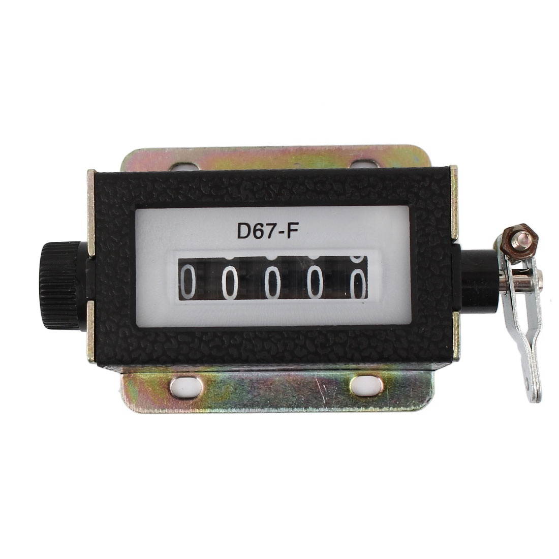 D-67F 5 Digits Resettable Metal Mechanical Pulling Stroke Pull Tally Counter