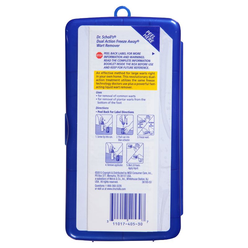Dr. Scholl's Dual Action Freeze Away Wart Remover - 7 Treatments