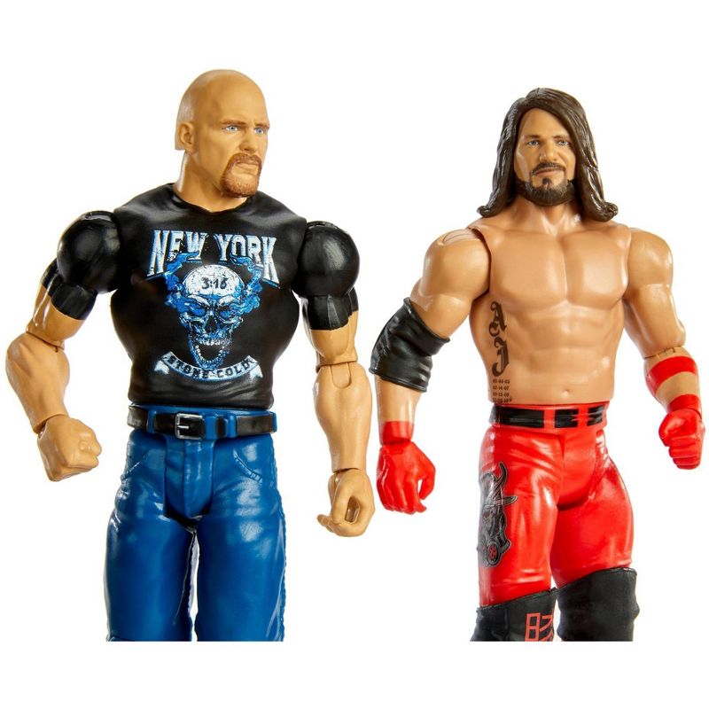 WWE Battle Pack Stone Cold Steve Auston & AJ Styles Action Figure 2pk - Series #67