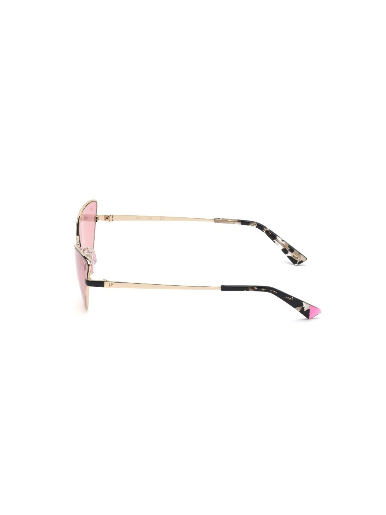 Web Eyewear Pink Cat Eye Sunglasses for Women Designed in Italy