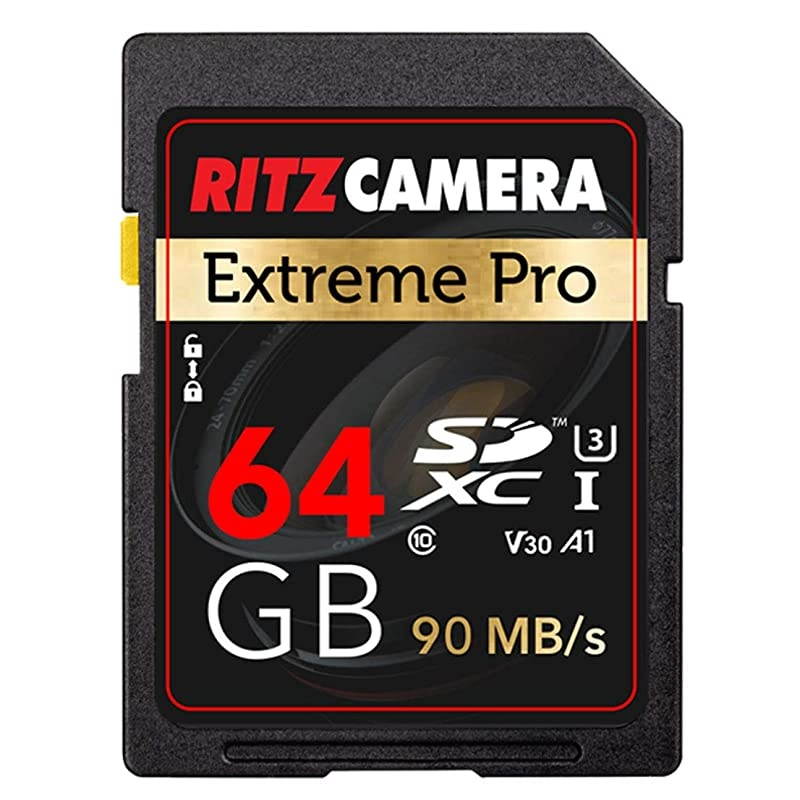 Extreme Performance SD 64GB 9045 MBS ReadWrite Speed U3 V30 Class10 SDHC Memory Card 5Pack