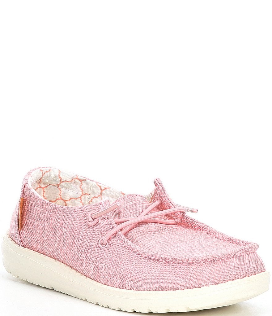 Hey Dude Girls' Wendy Linen Washable Slip-Ons (Youth)