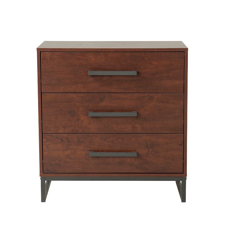 Madison 3 Drawer Chest Reclaimed Cherry - loft607