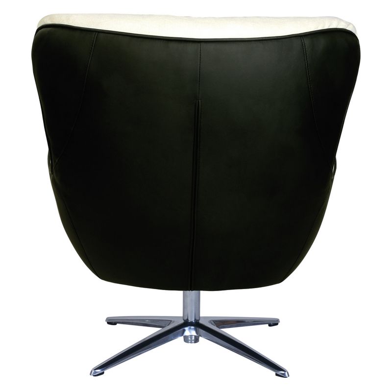 Style Rylie Collaboration Lounge Chair Cream/Black Synergy - Serta