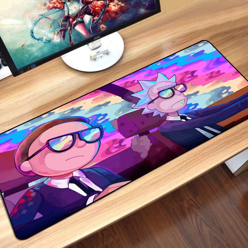 Large Mouse Pad Gaming Rick And Morty Mousepad for PC Desktop Computer Laptop Keyboard Mat