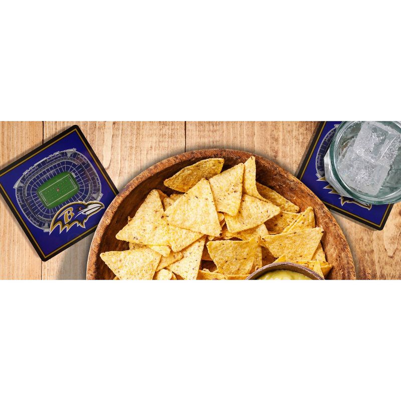 NFL Baltimore Ravens 3D StadiumView Coasters