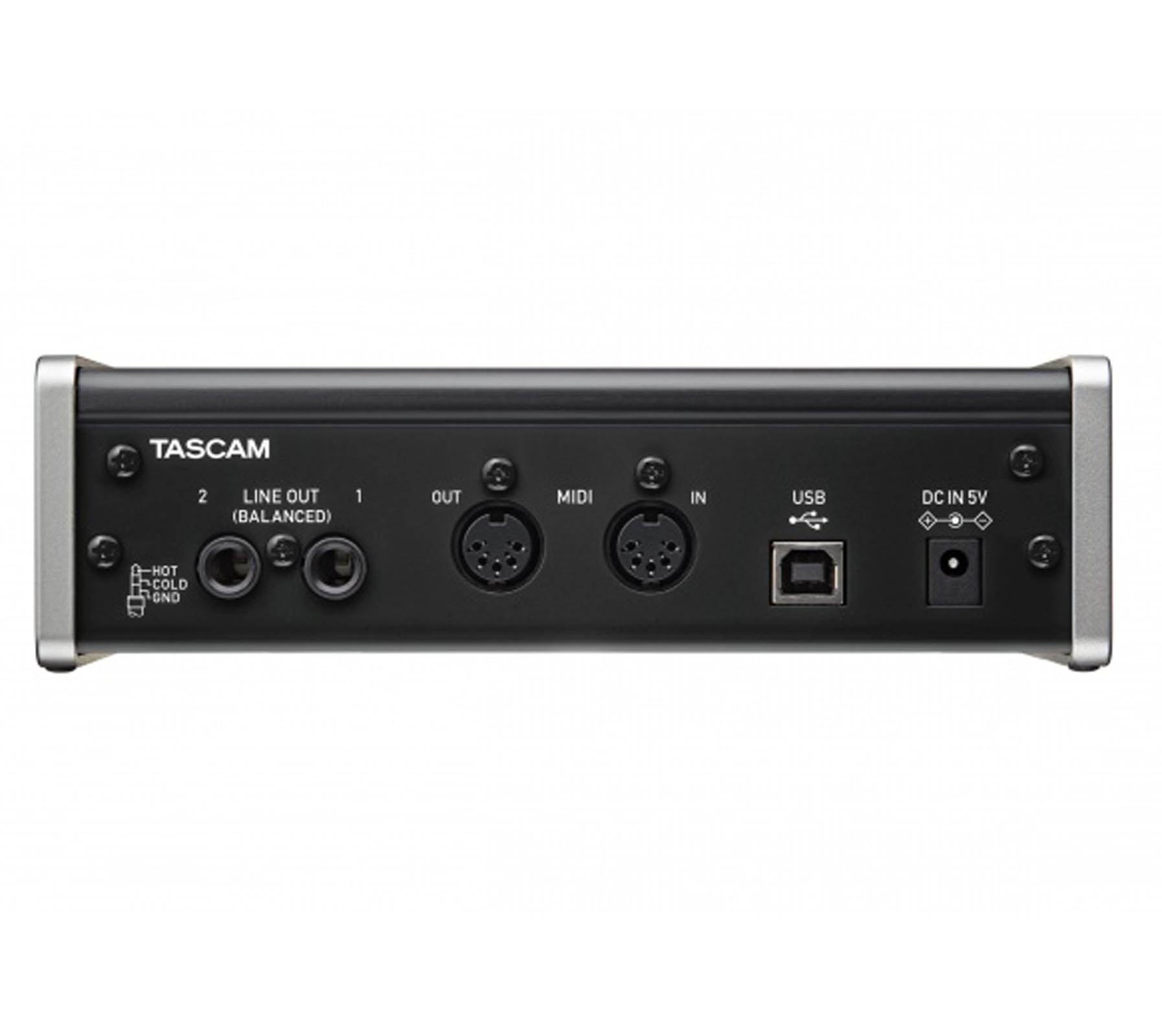 TASCAM US-2X2 2 Channel USB 2.0 Audio/MIDI Recording PC Interface w/ Software