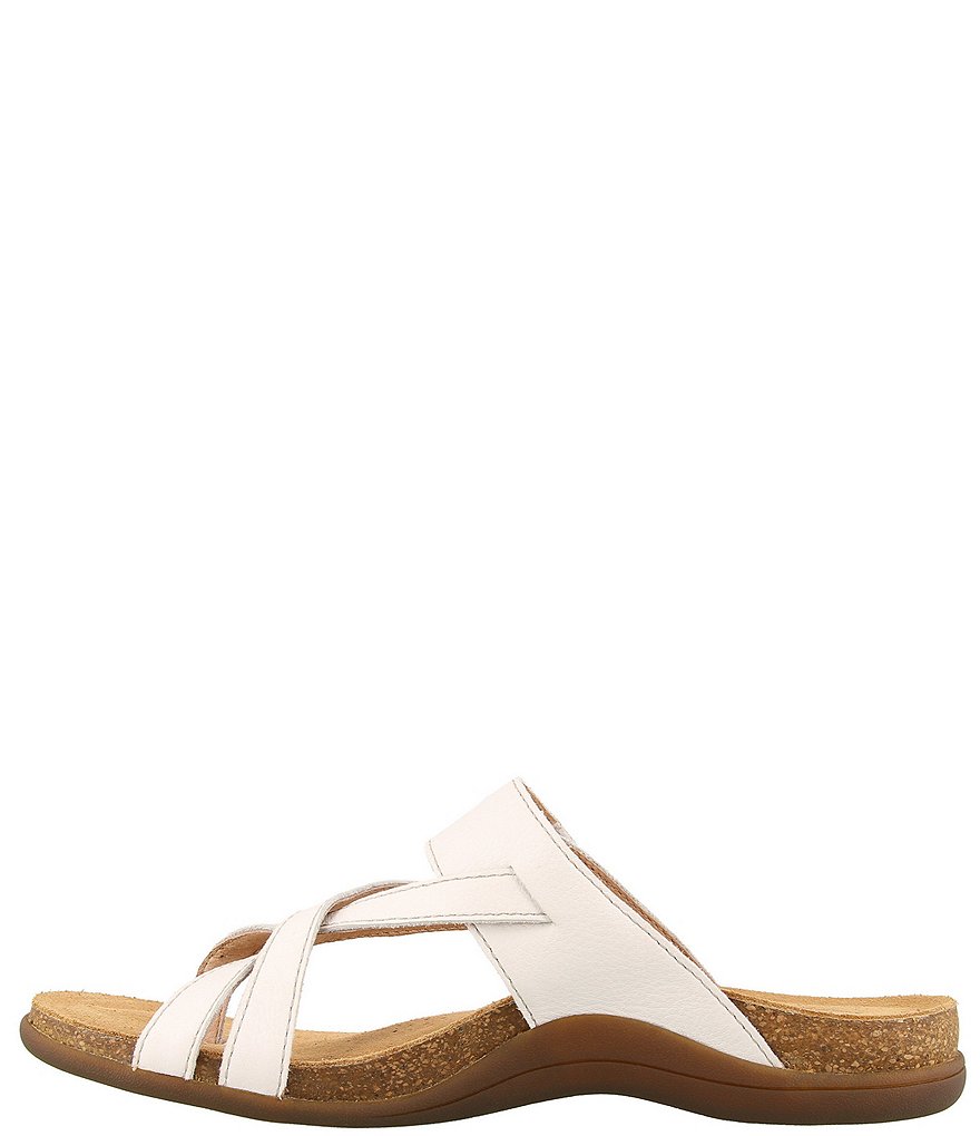 Taos Footwear Perfect Leather Toe Loop Thong Adjustable Sandals