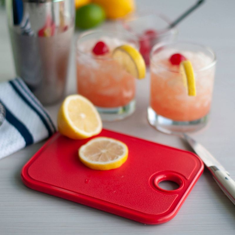 Architec Our Original Gripper Cutting Board  5"x7" Red