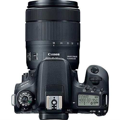Canon EOS 77D DSLR Camera with 18-135mm Lens Bundle + Bonus 50mm Lens (Intl Model)