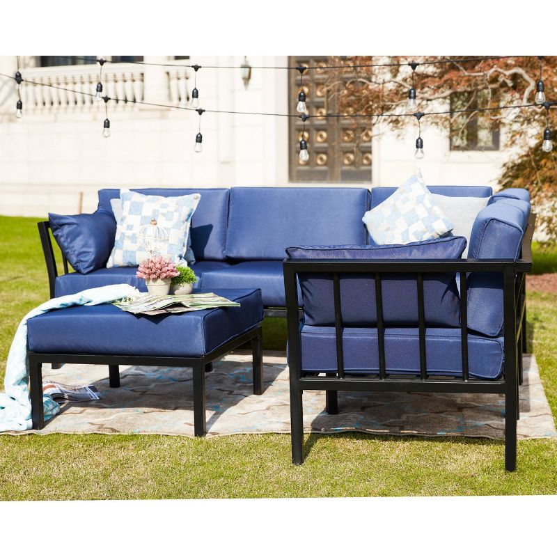 6pc Sectional Sofa Patio Conversation Set - Patio Festival