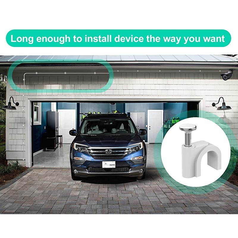 Micro USB Power Cable 30 FT 2 PackFlat Micro USB Charging Power CordCharger for Wyze Cam PanYi CamNest CamBlink XT XT2 Mini CameraFurbo DogArlo QNetvueXbox One Controller White