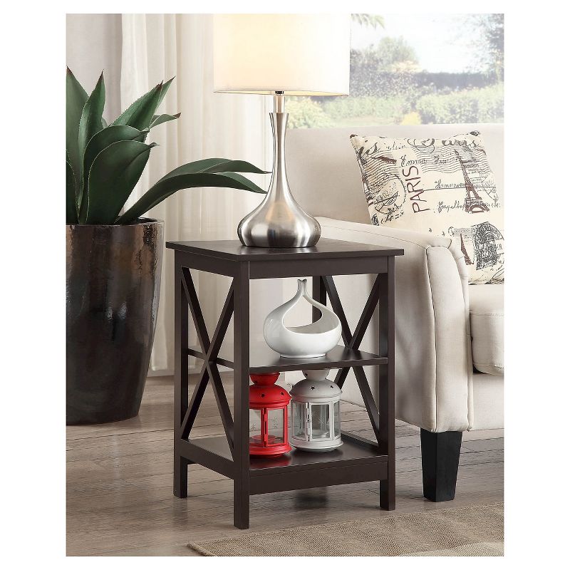 Oxford End Table Espresso - Breighton Home