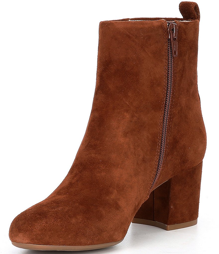 Gianni Bini Jaydennn Suede Block Heel Booties