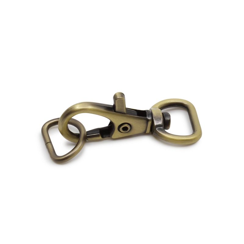 Dritz 12ct Swivel Hooks & D-Rings Antique Brass