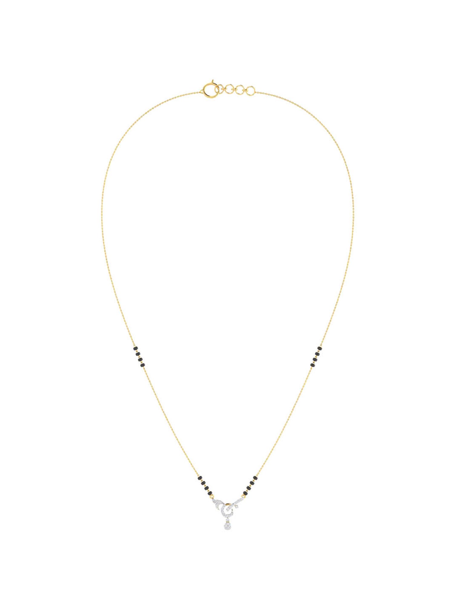 Waman Hari Pethe Jewellers 18k Gold & Diamond Mangalsutra for Women