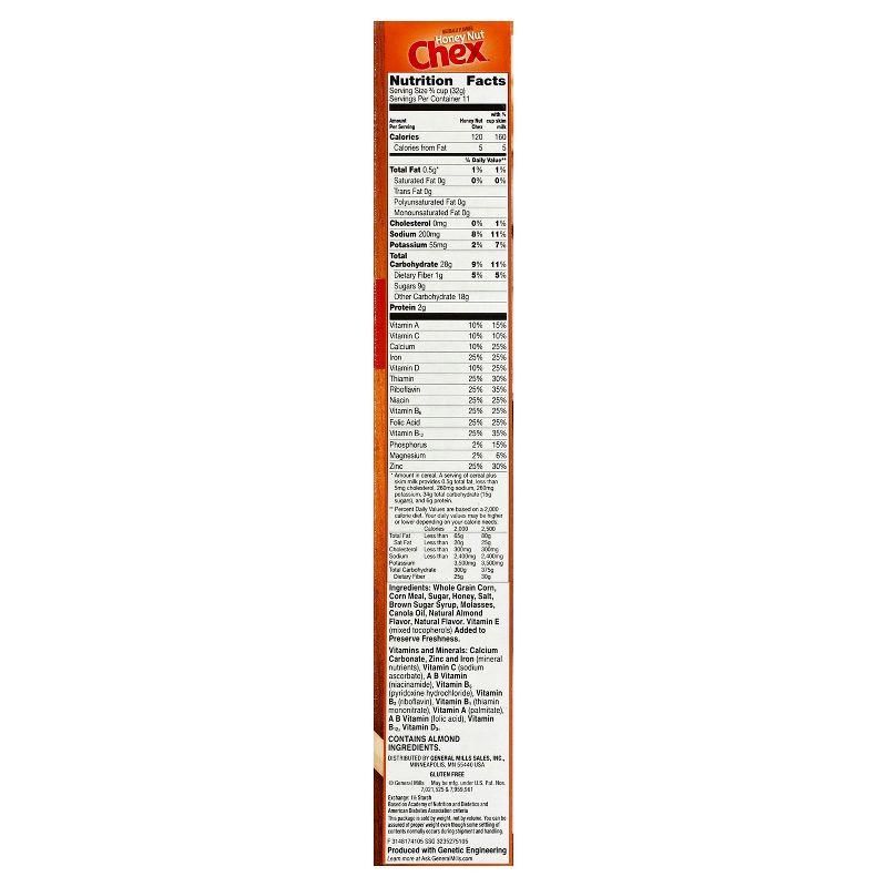 Chex Gluten Free Honey Nut Breakfast Cereal - 12.5oz - General Mills