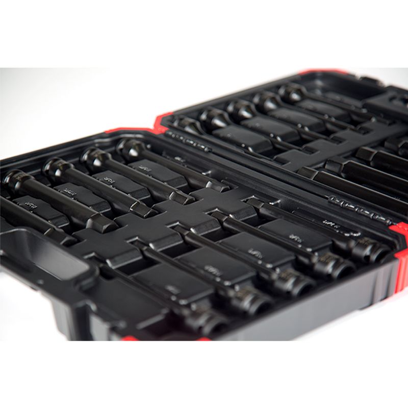 Sunex 2637L 1/2 Inch Drive 6 Inch Long Impact Hex 20 Piece Driver Maser Set