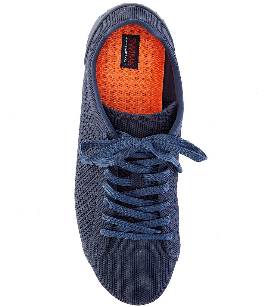 SWIMS Men's Breeze Tennis Knit Washable Lace-Up Sneakers