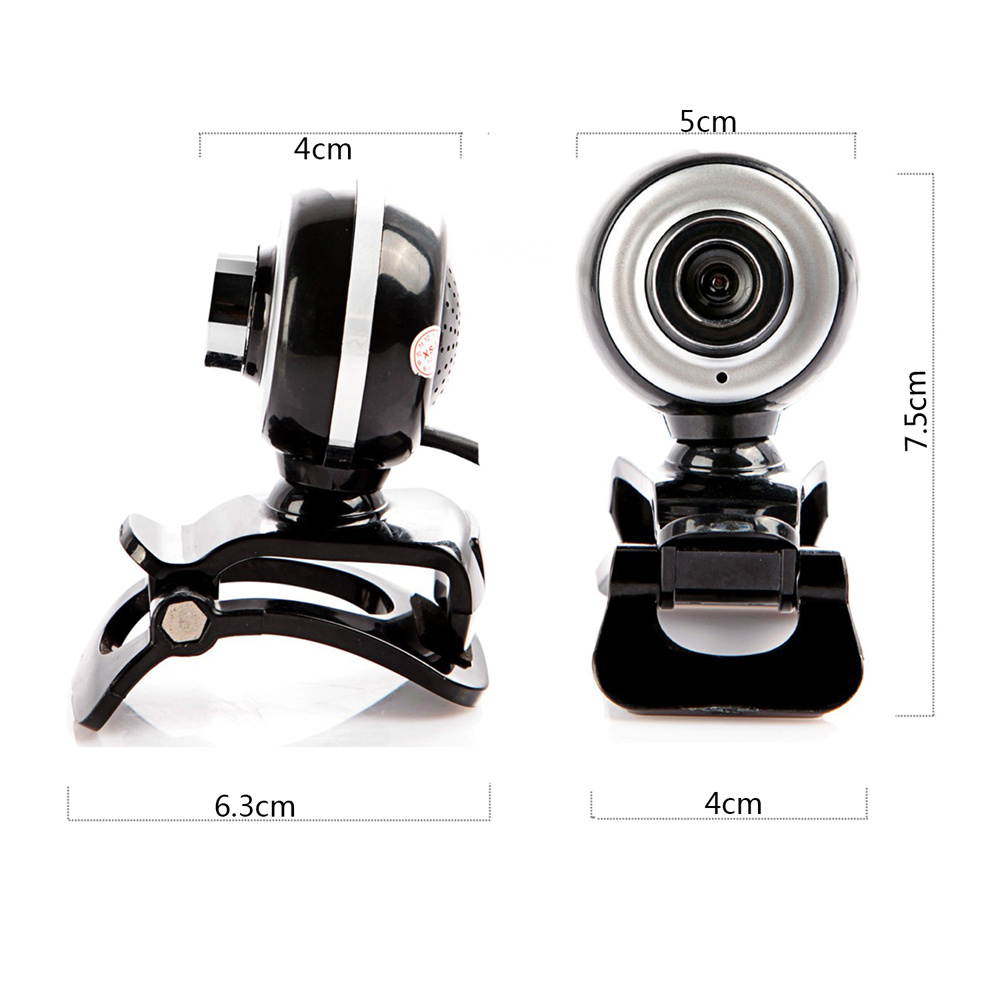 HXSJ 480P HD Webcam 12M Pixels USB2.0 Computer Web Camera Built-in Microphone For PC Laptop Camcorder