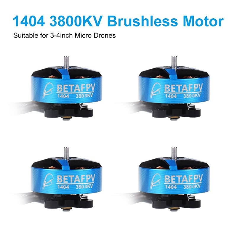 4pcs 1404 3800KV Brushless Motor 4S FPV RC Motor for F4 AIO 20A Toothpick FC 4S Brushless 34Inch FPV Micro Quadcopter Racing Toothpich Drone