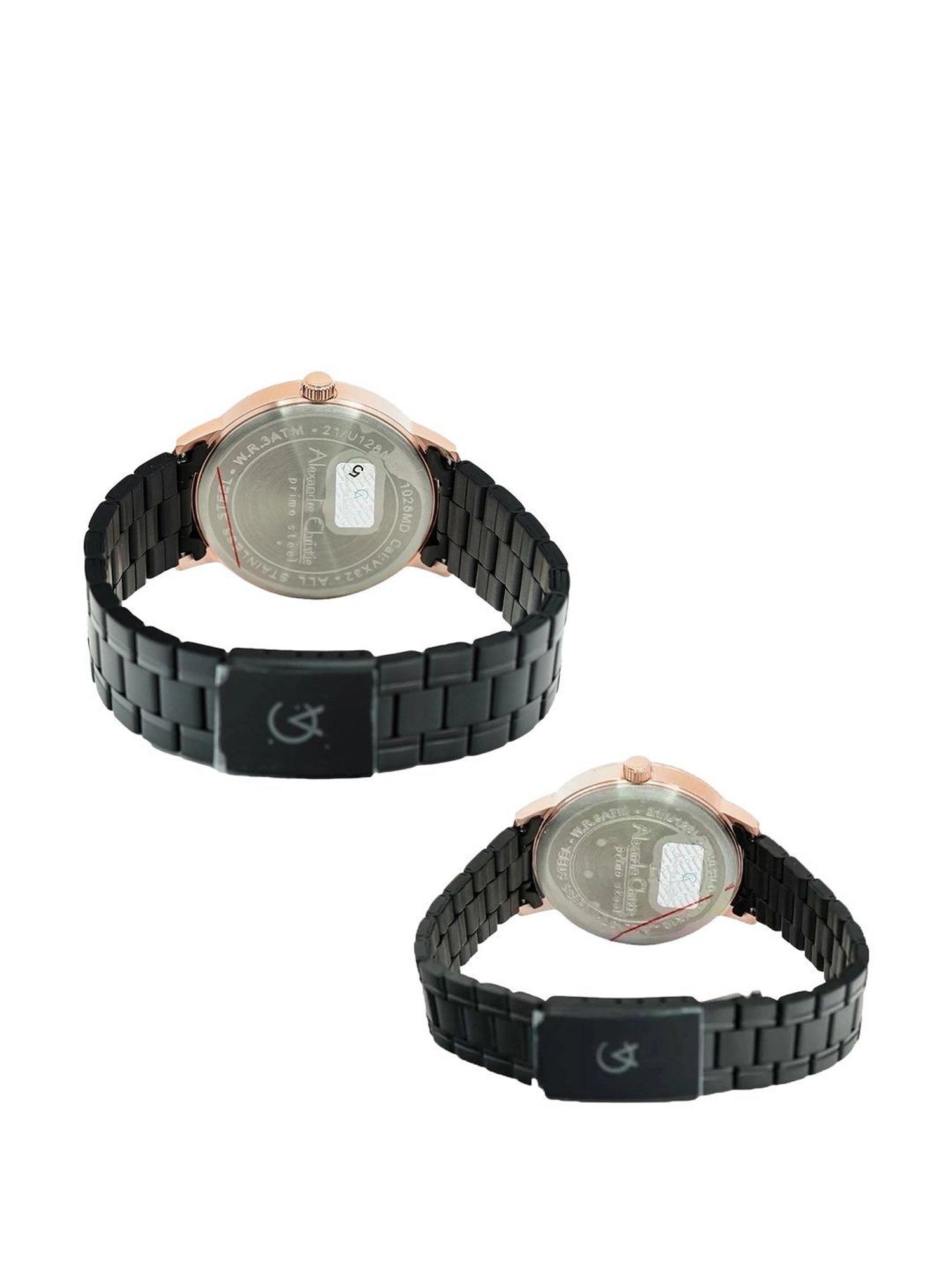ALEXANDRE CHRISTIE 1035LDBRGSL Primo Steel Classic Analog Couples Watch