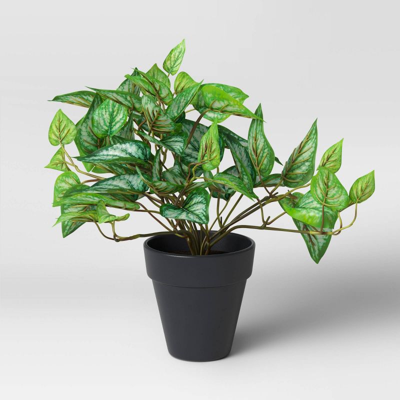 Faux Philodendron in Pot Green/Black - Threshold™