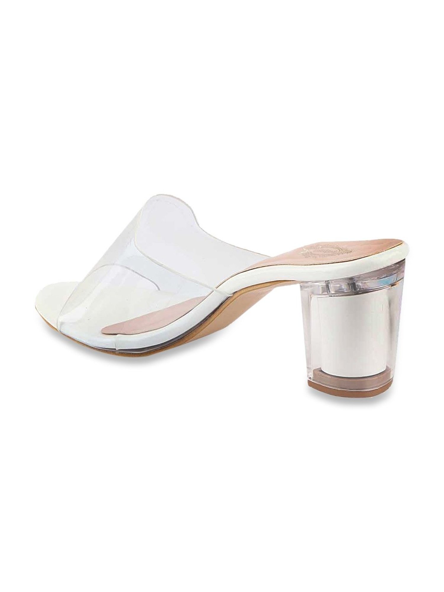 Shoetopia Women's White Casual Sandals
