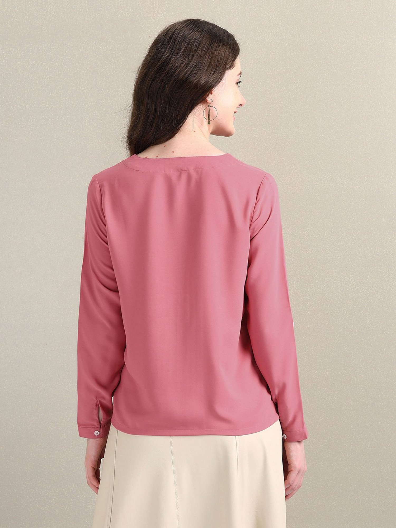 U.S. Polo Assn. Pink Regular Fit Top