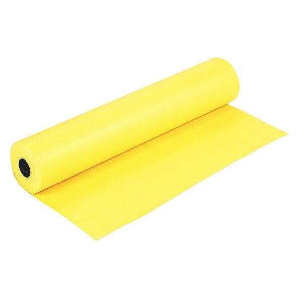 Pacon Rainbow Duo-Finish Colored Kraft Paper 35 lbs. 36" x 1000 ft Canary 63080