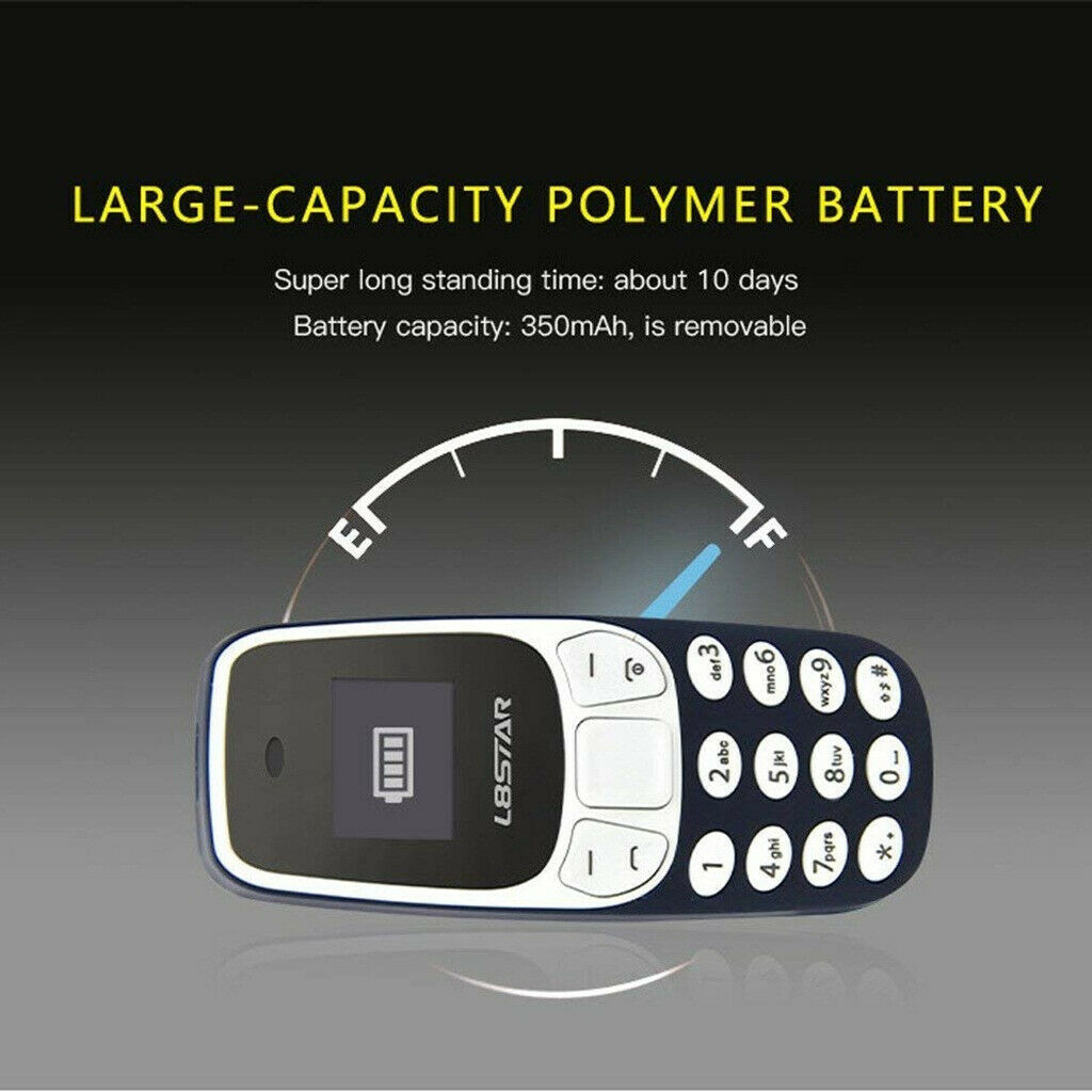 Pocket Mobile Phone High Quality L8STAR BM10 Tiny Mini Mobile Cell Phone Keypad GSM Dual SIM Bluetooth
