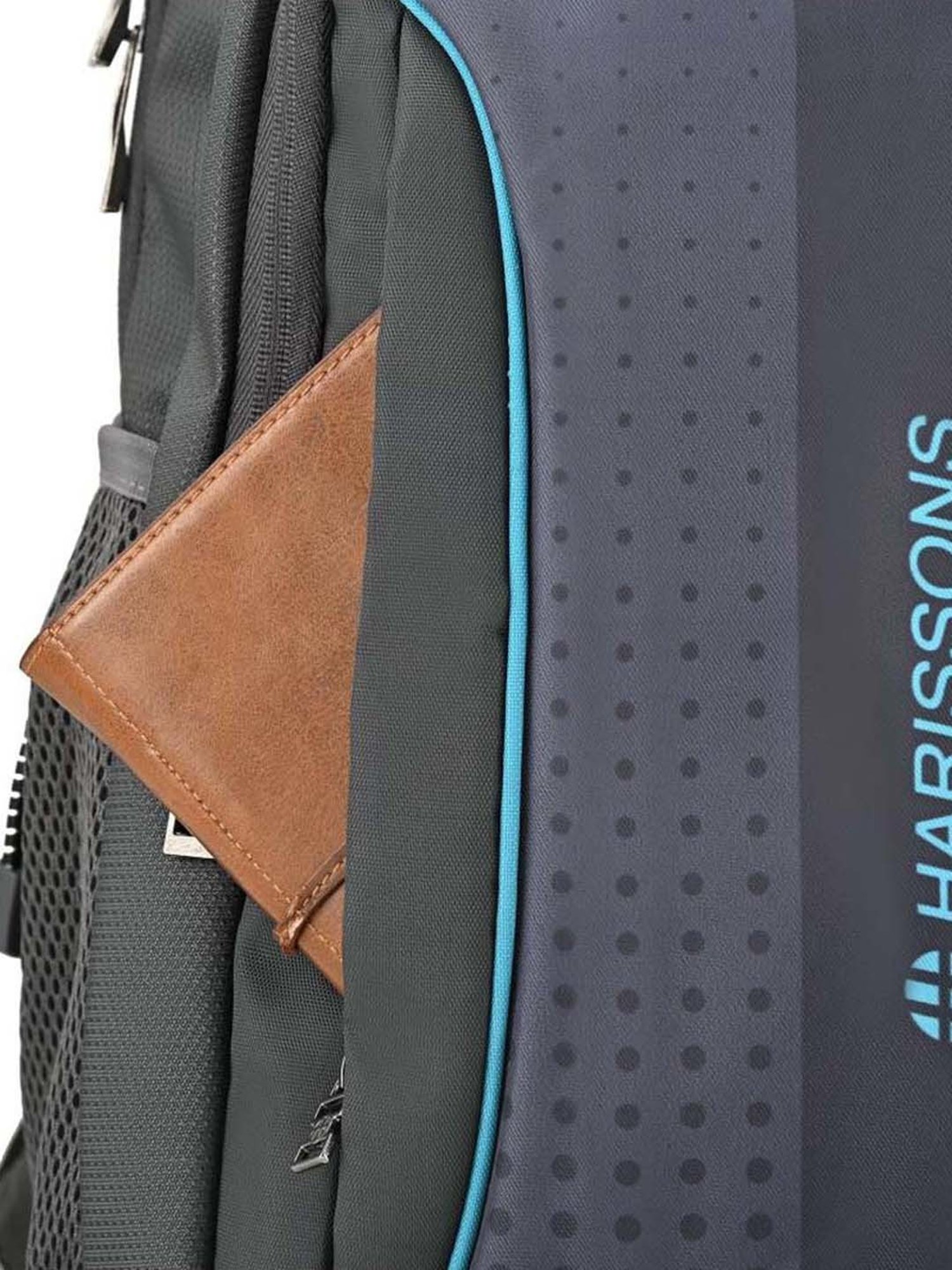 Harissons Flinch Grey Polyester Solid Laptop Backpack - 35 Ltrs