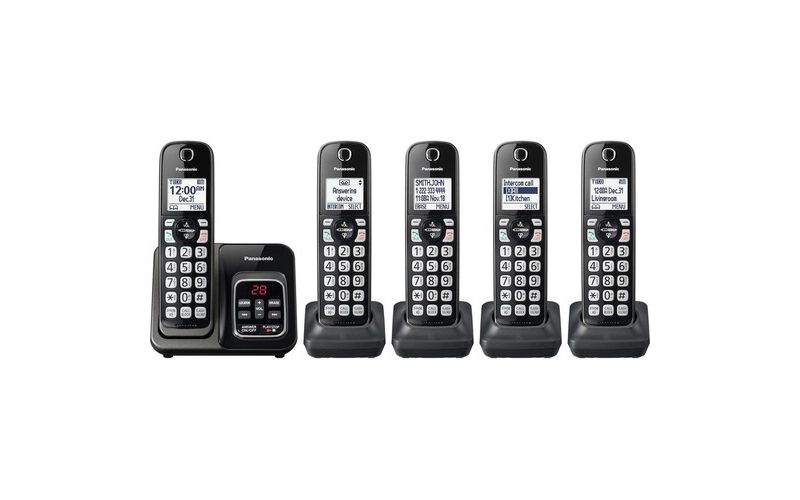 VTech CS6949-2 DECT 6.0 Standard Phone - Silver, Black - Cordless - 1 x Phone Line - 2 x Handset - Speakerphone - Answering Machine