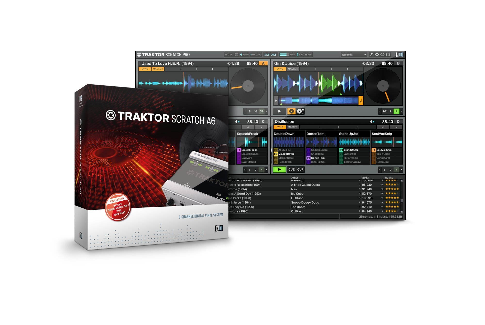 Native Instruments Traktor Scratch A6