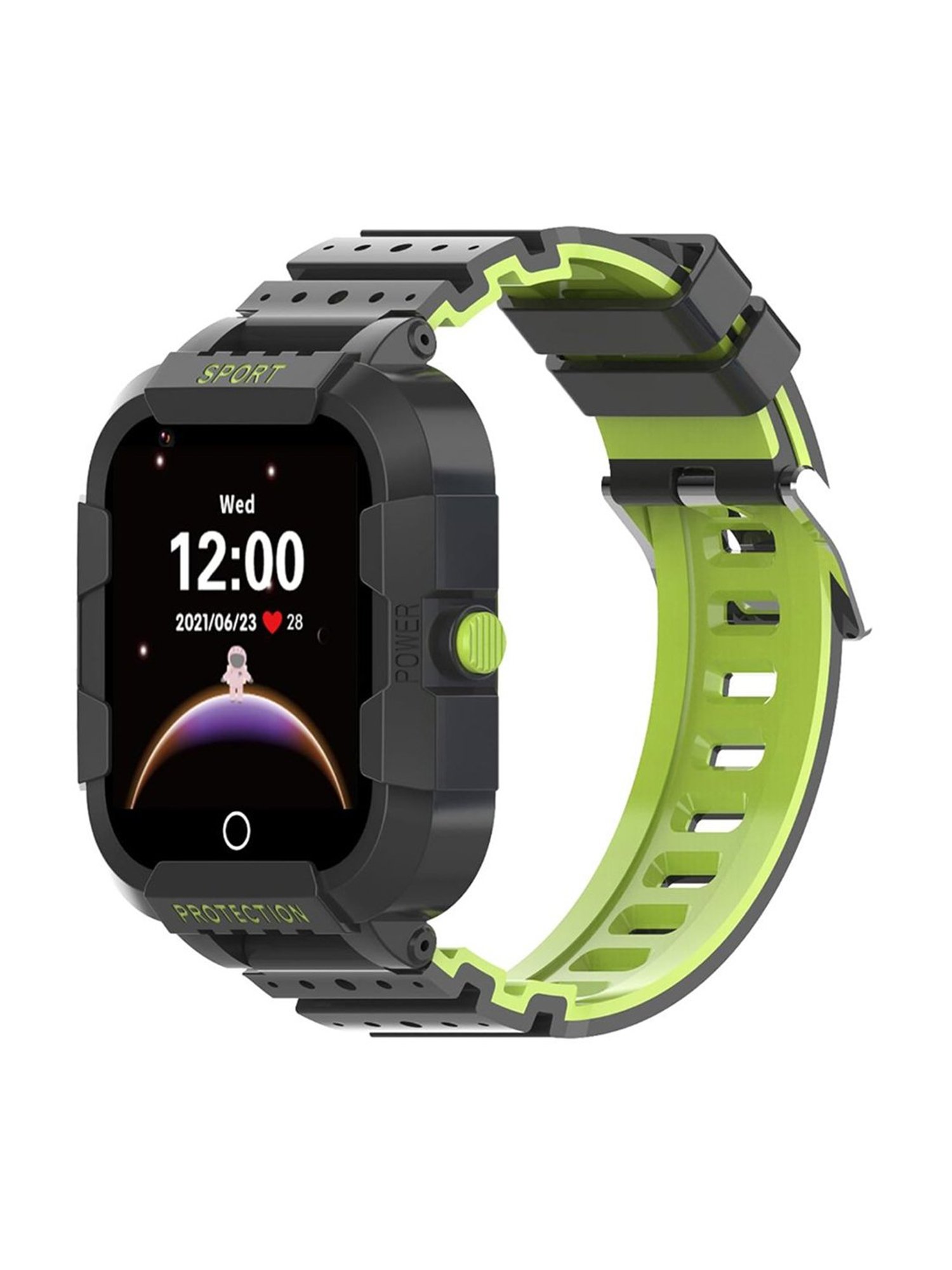 Turet Gator 2.0 Kids GPS Tracker LTE Smartwatch for Kids with Voice & Video Call (Black)