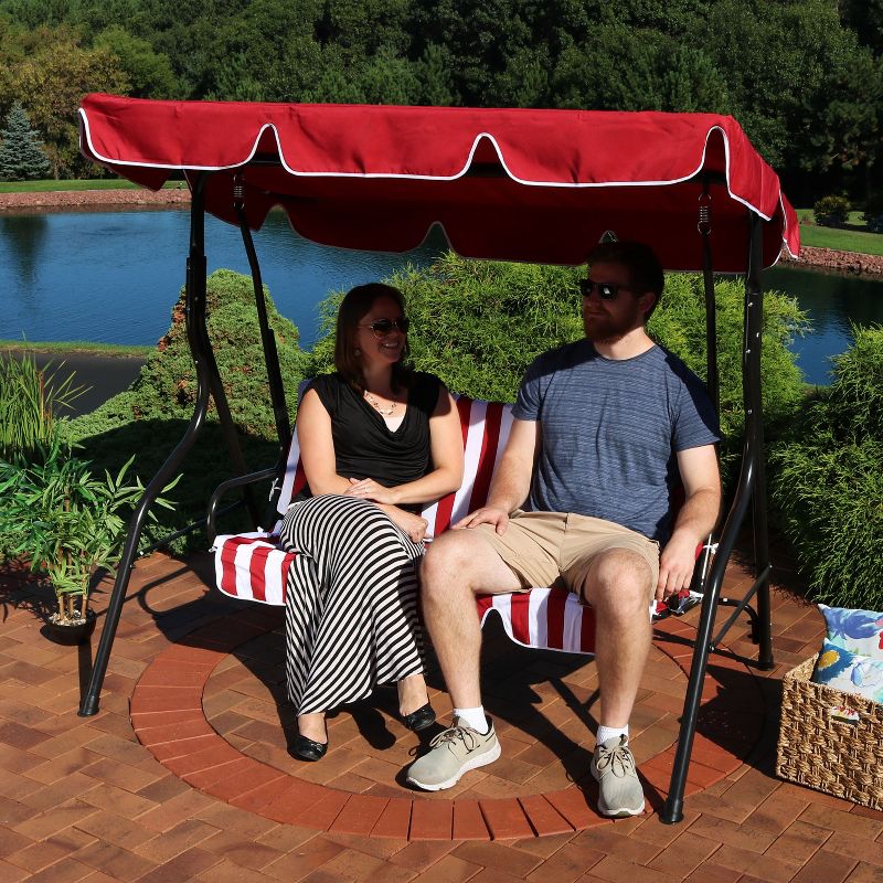 La Siesta HAL21-1 Habana Organic Cotton Lounger Comfortable Indoor Outdoor Hammock Chair with Suspension Set and Bamboo Spreader, Nougat