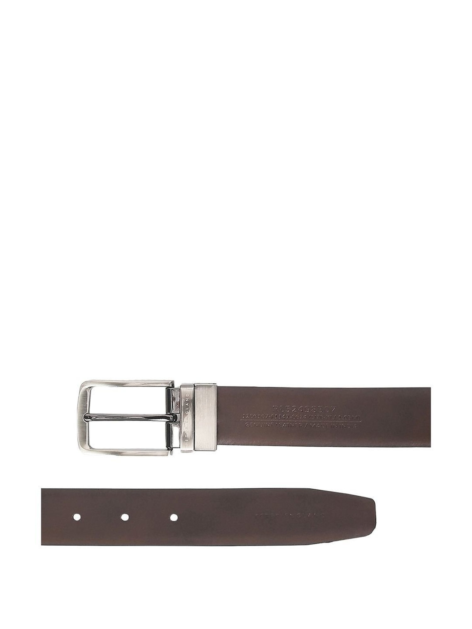 Peter England Black & Brown Leather Reversible Belt For Men