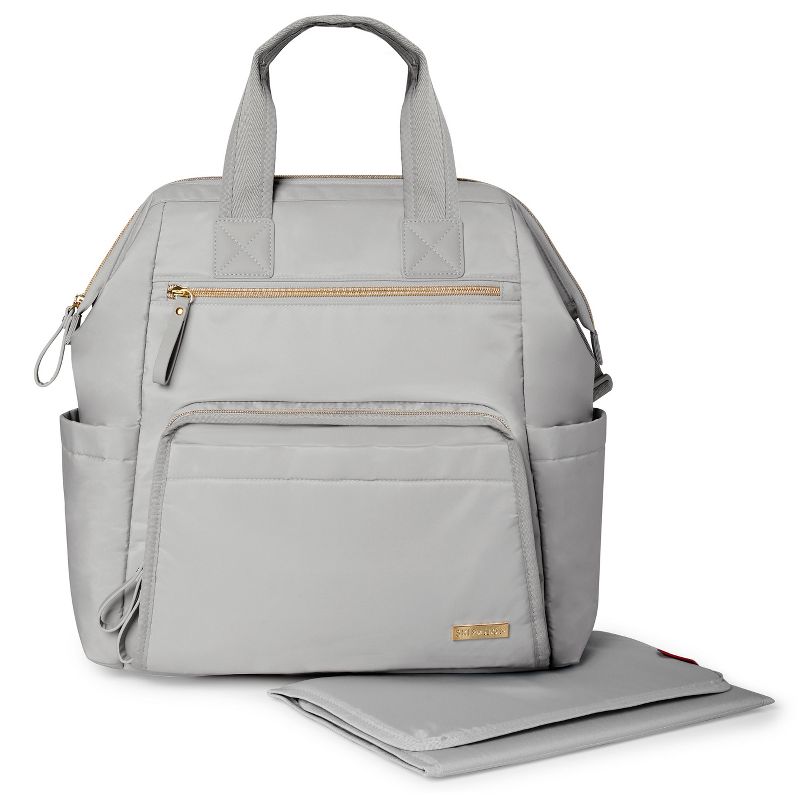 Skip Hop Mainframe Wide Open Diaper Backpack - Gray
