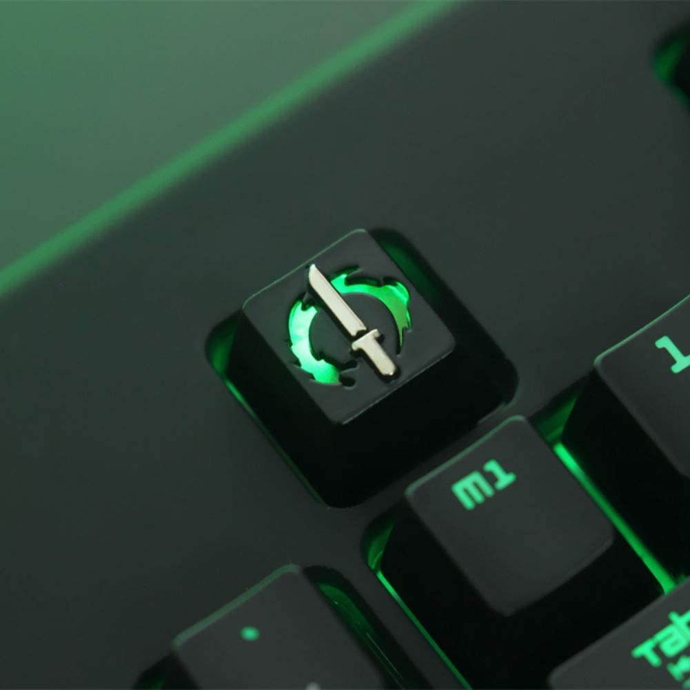 Mugen Genji Custom Overwatch Gaming Keycaps for Cherry MX Switches - Fits Most Mechanical Keyboards - with Keycap Puller