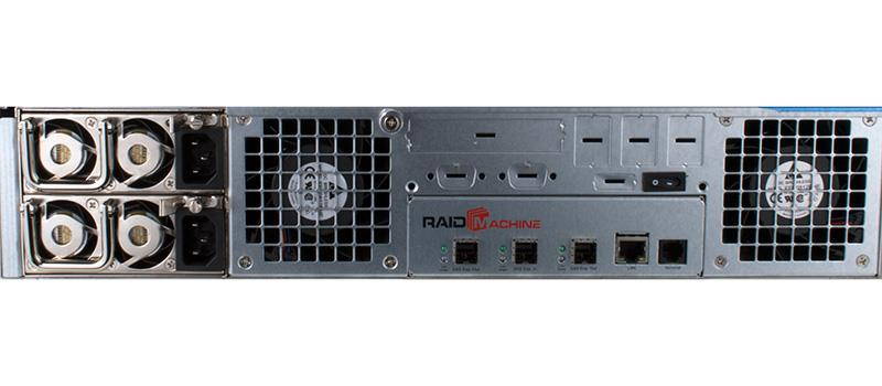 RAID Machine R4224RM 2.5" 24-bay 12G SAS Expander Rackmount JBOD Enclosure w/ Redundant PSU