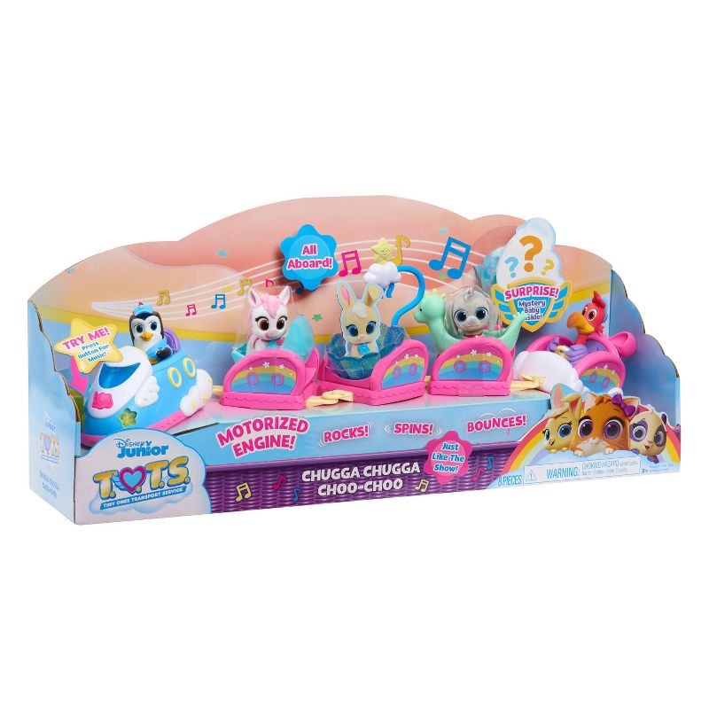 Disney Junior T.O.T.S. Chugga Chugga Choo-Choo Playset - 8pc